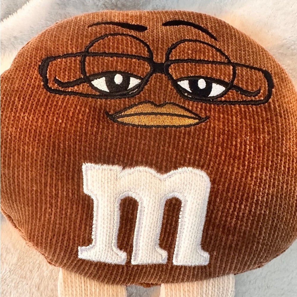 M&M'S Brown Character Plush with Glasses